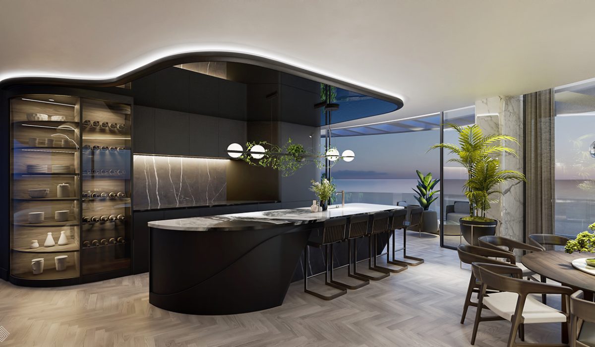 Block 7 kitchen - x